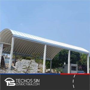 Arco Techo Lamina Zintro Claro 5 x Fondo 10 mts.