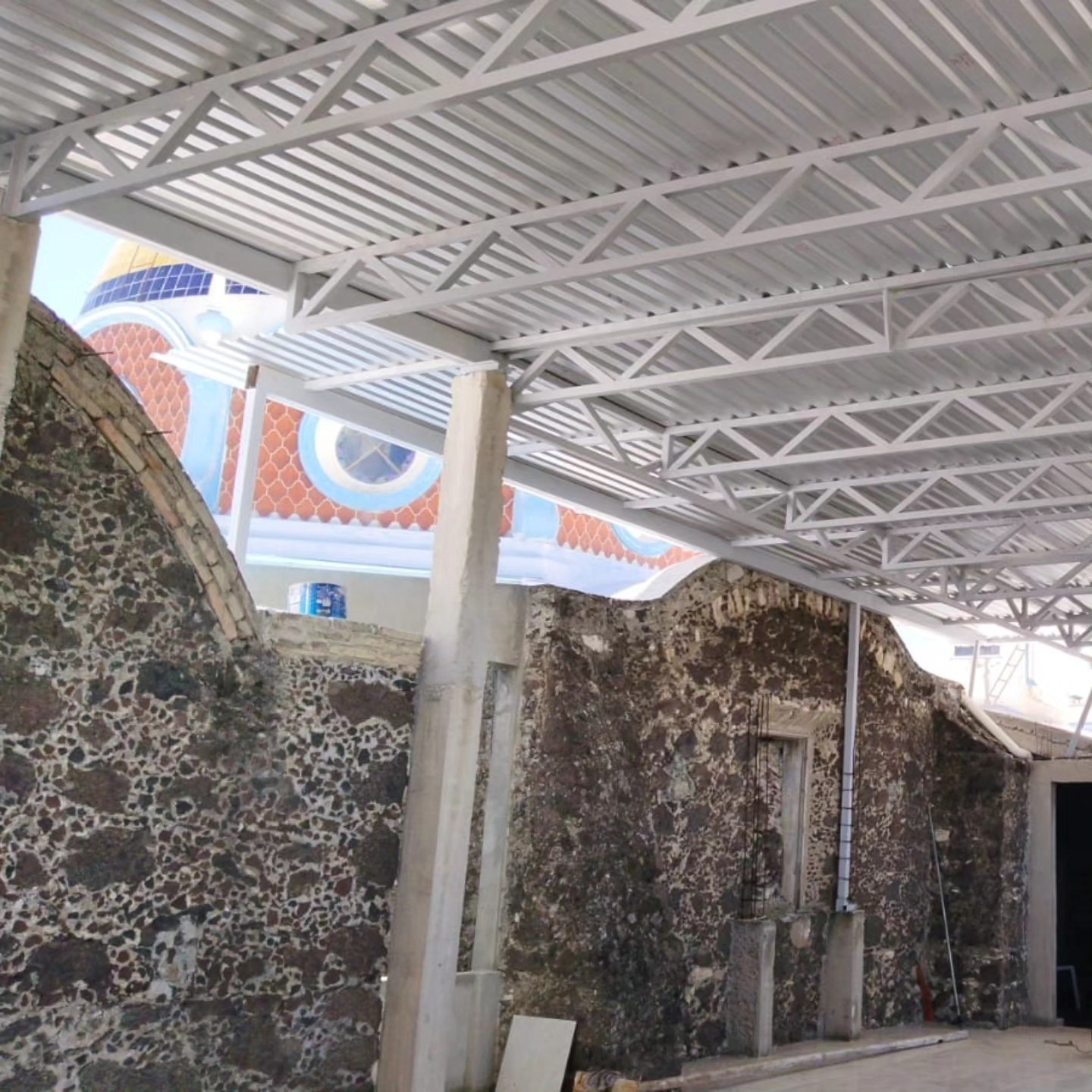 Lee más sobre el artículo Techado Para Iglesia en Tehuacán, Puebla.