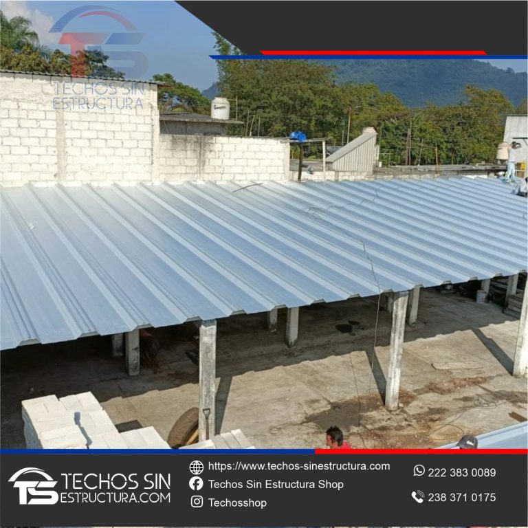 Lee más sobre el artículo Techo a un Agua para Taller en Ixtaczoquitlán